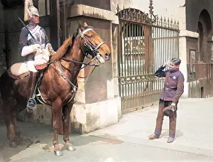 Barnaby (colourised): Horse Guards Parade