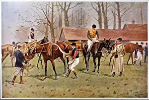 Rubbed: AFTER A HORSE RACE 1912