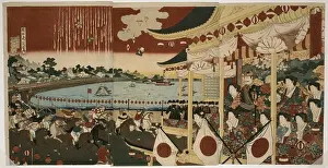 Elaborately: Horse race in Ueno Park