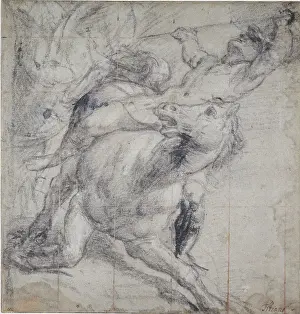 Vecellio: Horse and Rider falling