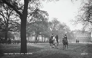 Evoking: Horse Riders in Hyde Park