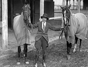 Stables: Horse trainer in the USA, 1928