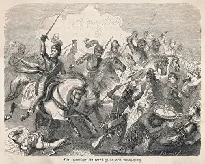 Naive: HORSEMEN SCARE AZTECS