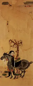 800s: Horses at Pasture, right panel