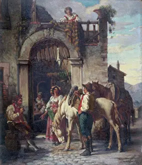 Smoker: The horses stopped at the hostel