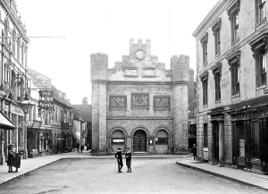 Horsham: Horsham, the Town Hall c1900