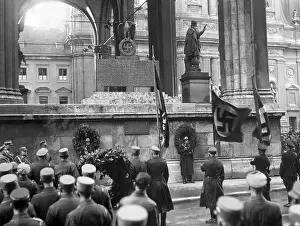 Cenotaph: Horst Wessel memorial in Munich, 1935