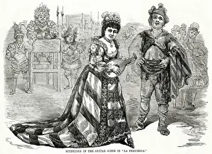 Offenbach: Hortense Schneider in gaiter scene