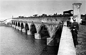 Holed: HORTOBAGY BRIDGE 1930S