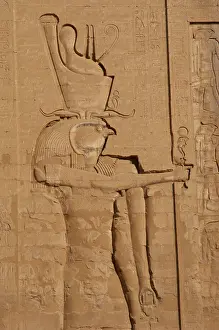 Edfu: Horus. Edfu. Egypt