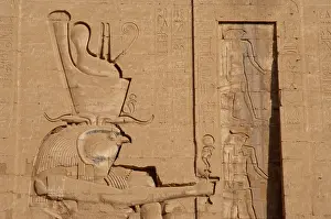 Edfu: Horus. Edfu. Egypt