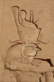 Edfu: Horus. Edfu. Egypt