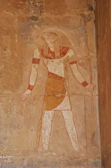 Hatshepsut: Horus. Temple of Hatshepsut. Egypt