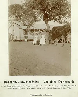 Helene: Hospital tent in German Southwest Africa, 1904