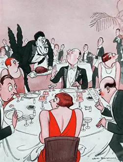 Embarrassed: The Host Who Forgot To Approve The Dish by H M Bateman