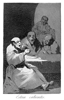 Caprichos: They are hot Artist: Francisco Goya