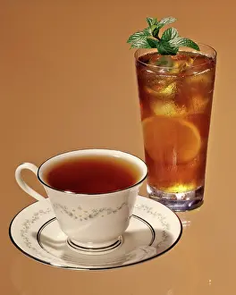 Consumed: Hot Tea in China Cup and Saucer