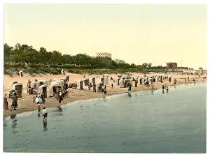 Colberg: Hotel and beach, Colberg, Pommeraina, Germany (i.e.Kolobrze
