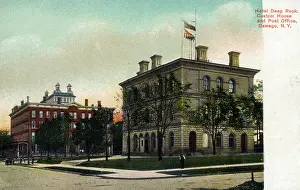 Ontario: Hotel Deep Rock, Custom House and Post Office, Oswego, NY