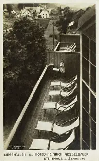 Deckchairs: Hotel Gesselbauer, Steinhaus am Semmering, Austria