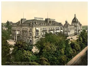 Wiesbaden: Hotel Kaiserhof and Augusta Victoria Baths, Wiesbaden, Hesse