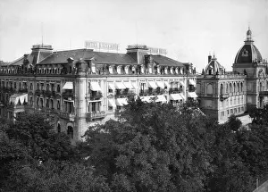 Wiesbaden: The hotel Kaiserhof in Wiesbaden, 1928