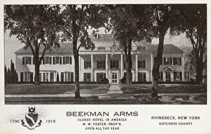 Shaded: Hotel, Rhinebeck, Dutchess County, New York State, USA