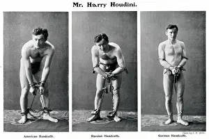 Handcuffed: Houdini in handcuffs 1905