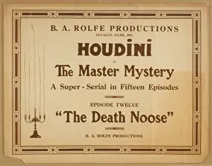 Houdini: Houdini in The master mystery a super-serial in fifteen epis