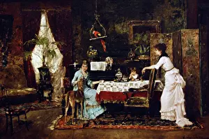 Folding: The Hound by Mihaly Munkacsy