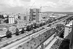 Bratsk: House building in Bratsk, 1981