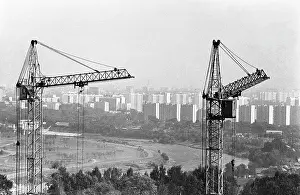 Arial: House building in Moscow, 1987