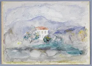 Watercolor: House in Cagnes