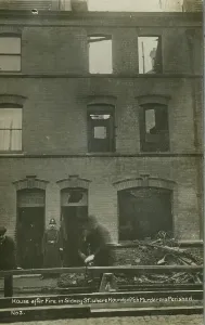 Murderers: House after Fire (Siege of Sidney Street)