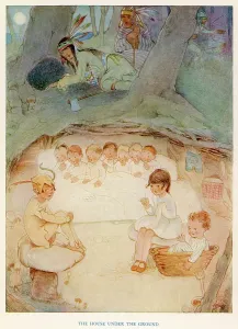 Lucie Attwell Limited (mary Evans): The House Under The Ground