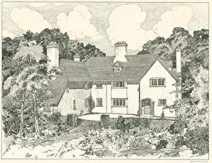 Naturalistic: House In The New Forest, Entrance Front