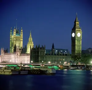 Greeley: House of Parliament at night