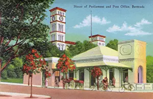 Bermudan: House of Parliament and Post Office, Bermuda