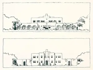 Elevations: House In Peru, Baillie Scott