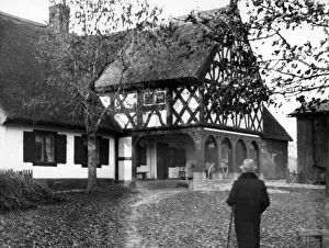 Demarcation: House on the Polish-German border in Grossweida, around the