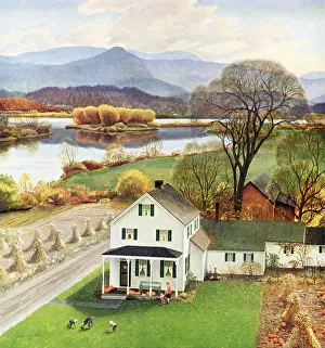 Clymer: House by a River