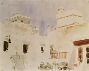 Delacroix: House in Tangier, by Delacroix