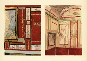 Interior Decoration: House of Tullius Faustus (left) and Popidius Priscus