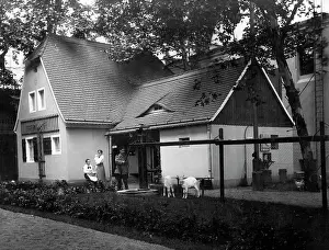 Detached: House where war-disabled were nursed, Leipzig 1917