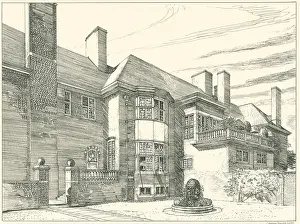 Balustraded: House in West Kent, Garden Front