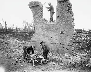 Demolishing: Housebreaking Gommecourt 1917