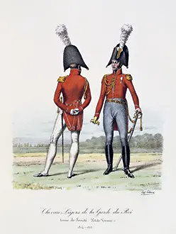 Titeux: Household Cavalry, 1814-1815. From Histoire