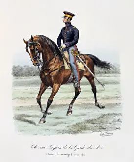 Titeux: Household Cavalry, 1814-1815. From Histoire