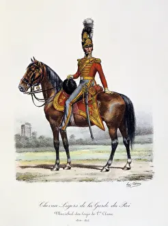 Titeux: Household Cavalry, 1814-1815. From Histoire
