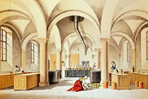 Manorial: household, cooking and baking, manorial kitchen